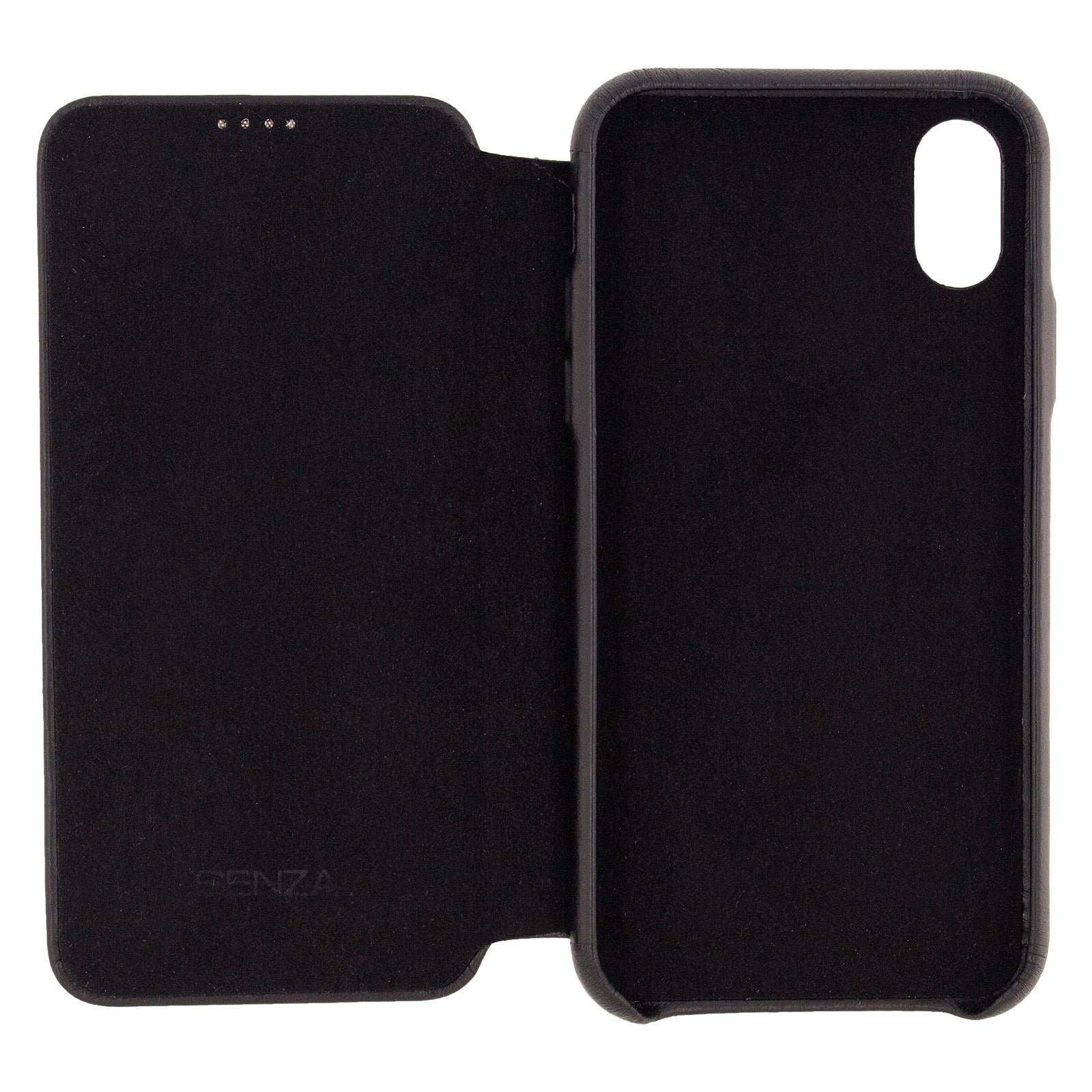 Senza Pure Skinny Leather Wallet Apple iPhone X/Xs Black