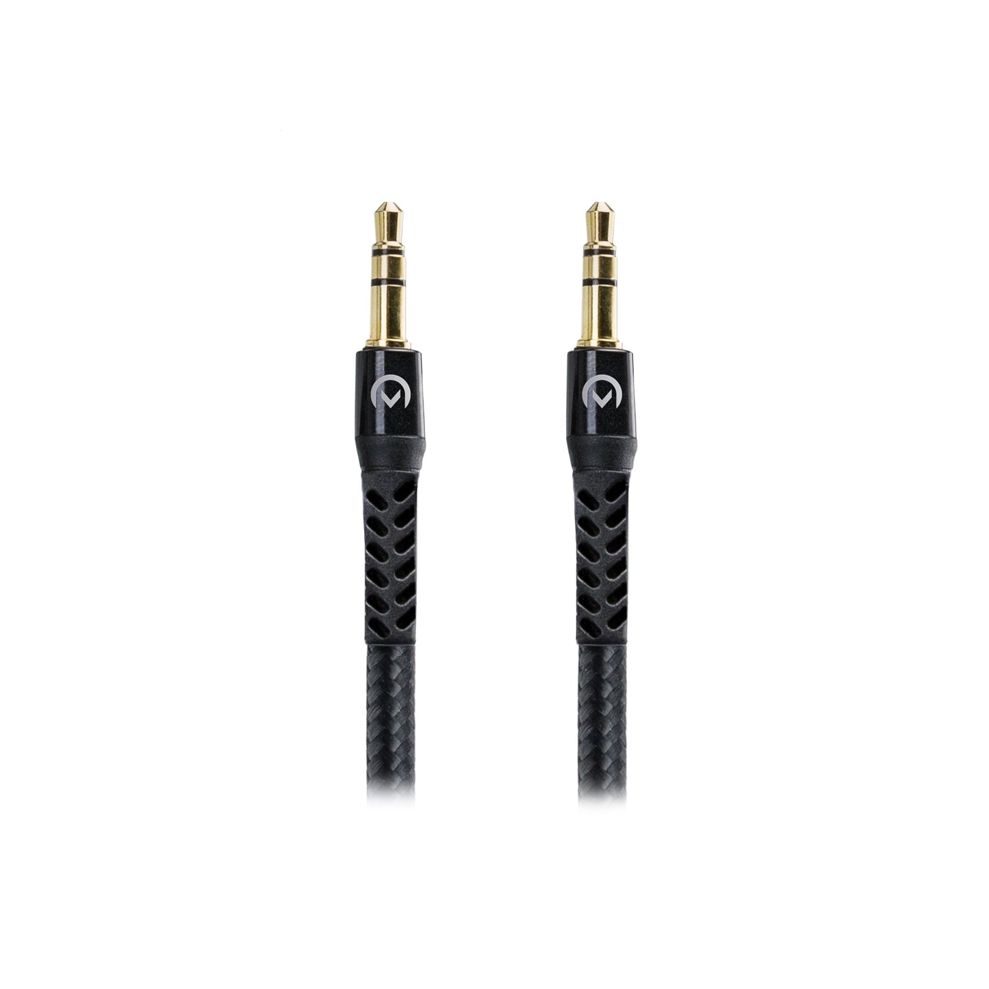 Mobilize Strong Nylon Aux Cable 1.5m Black