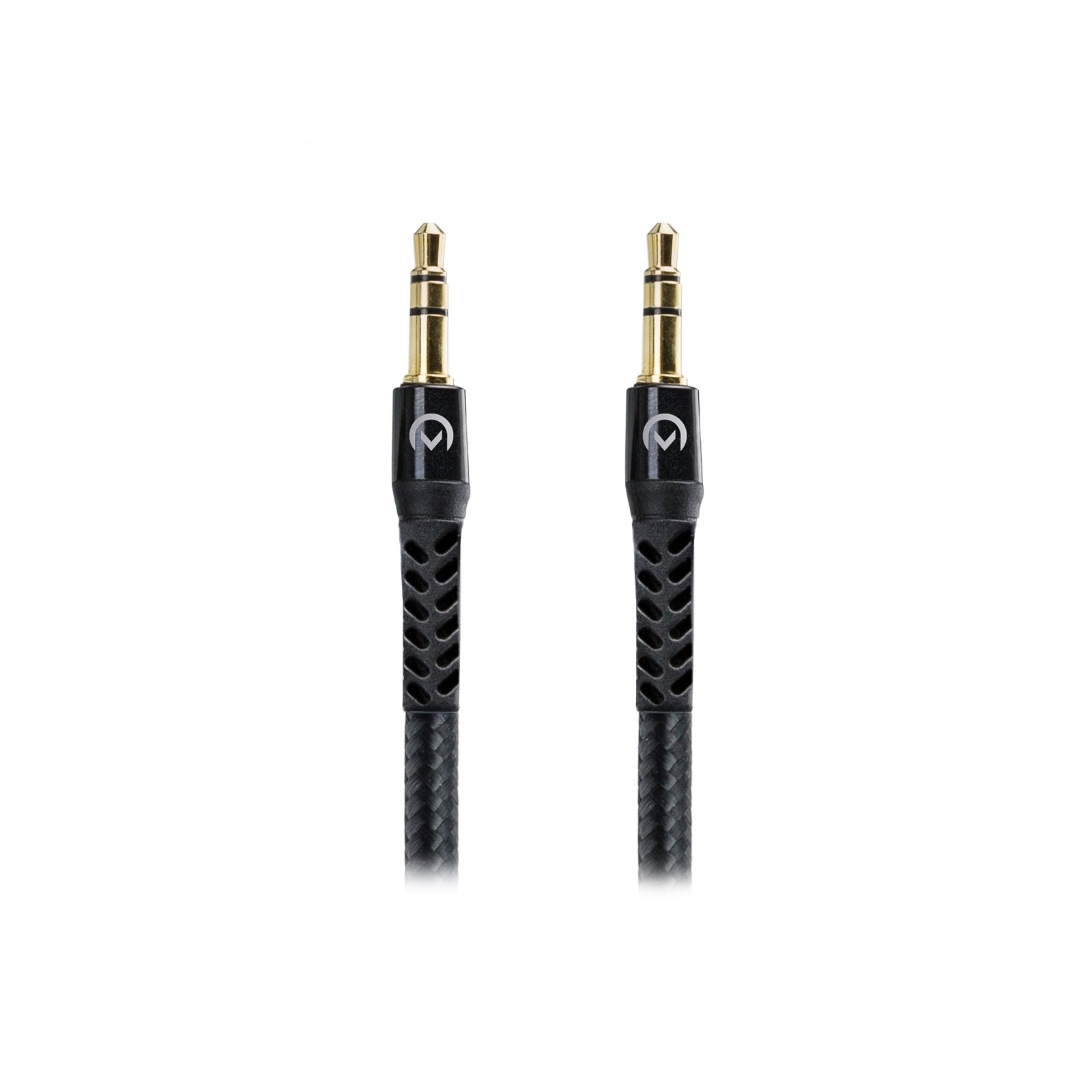 Mobilize Strong Nylon Aux Cable 1.5m Black