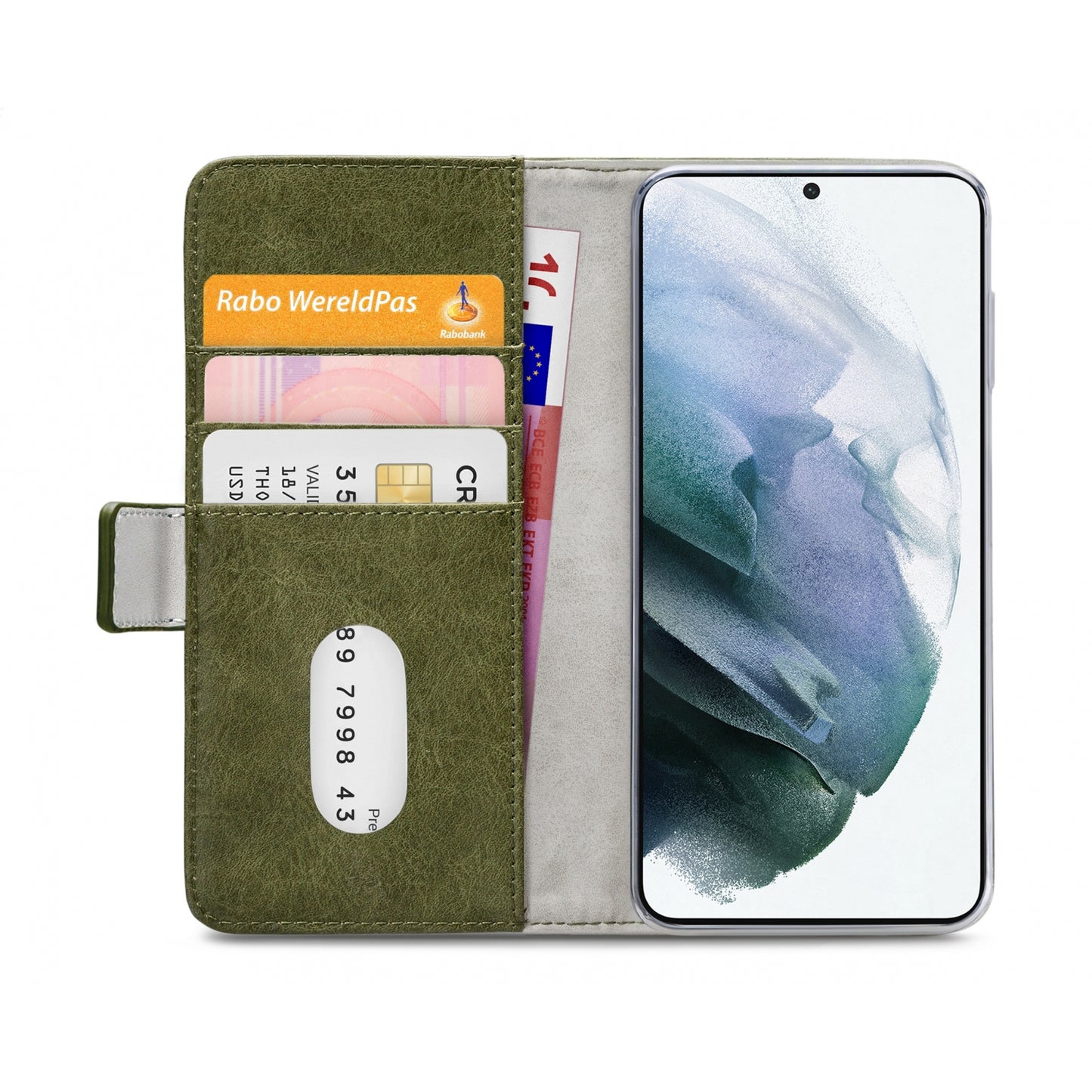 Mobilize Elite Gelly Wallet Book Case Samsung Galaxy S21+ 5G Green