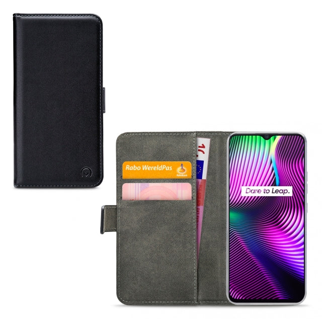 Mobilize Classic Gelly Wallet Book Case realme 7i/C12/C15 Noir