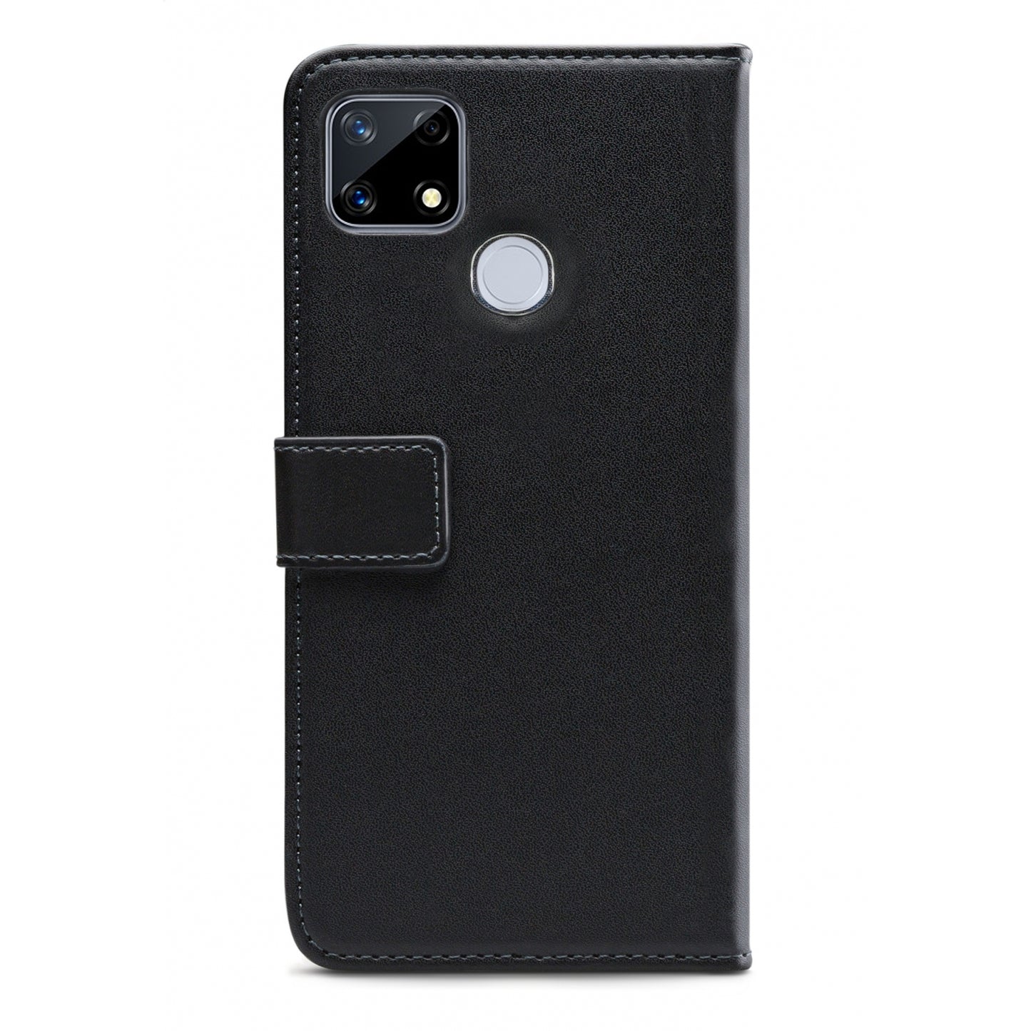 Mobilize Classic Gelly Wallet Book Case realme 7i/C12/C15 Black