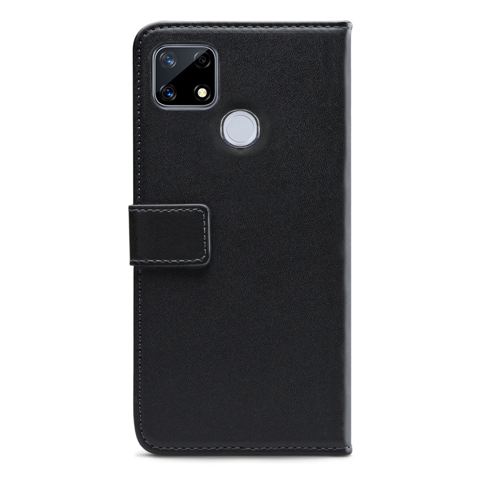 Mobilize Classic Gelly Wallet Book Case realme 7i/C12/C15 Black