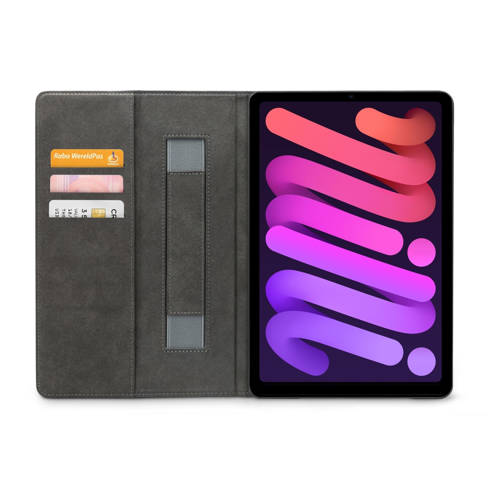 Mobilize Premium Folio Case Apple iPad Mini 6 (2021)/Mini (2024) Black