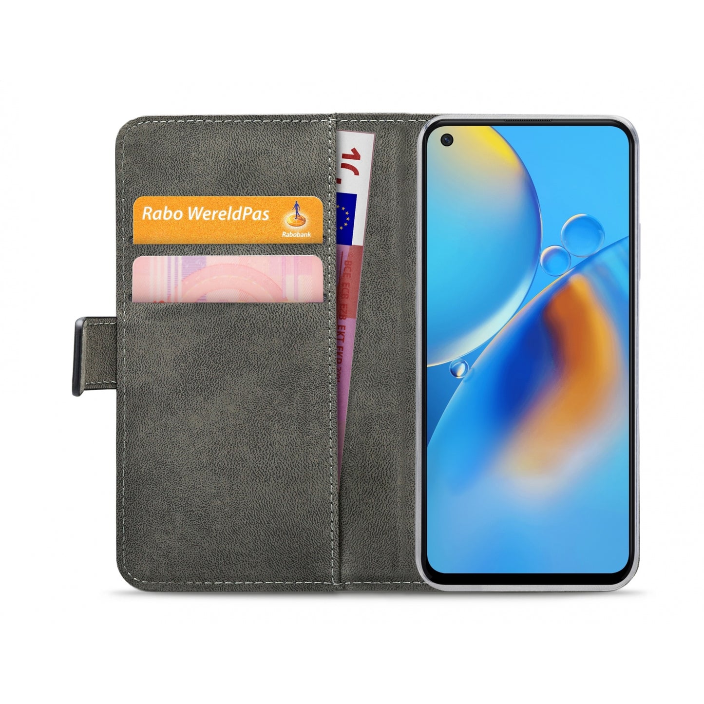 Mobilize Classic Gelly Wallet Book Case OPPO A74 4G Black
