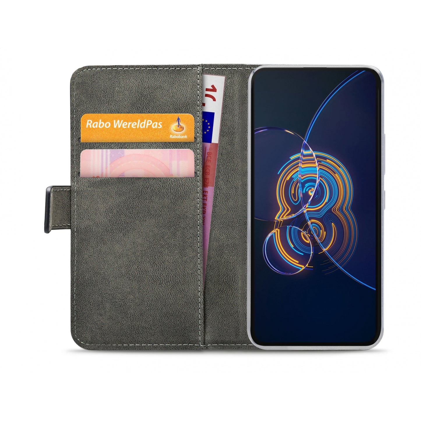 Mobilize Classic Gelly Wallet Book Case ASUS ZenFone 8 Flip Black