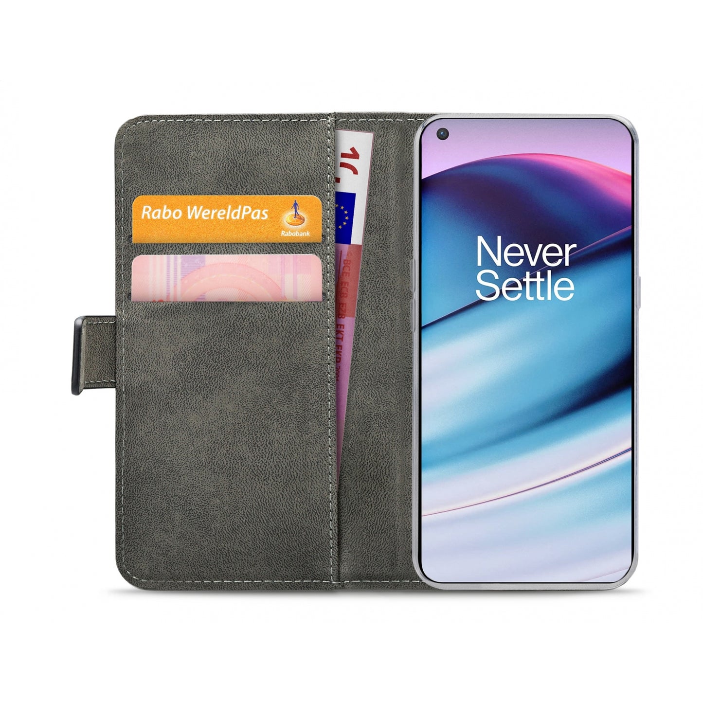 Mobilize Classic Gelly Wallet Book Case OnePlus Nord CE 5G Black