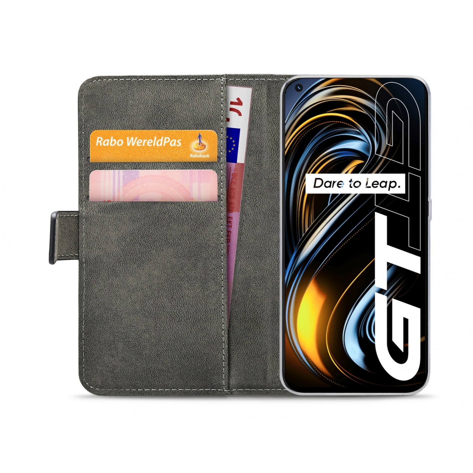 Mobilize Classic Gelly Wallet Book Case realme GT 5G Black