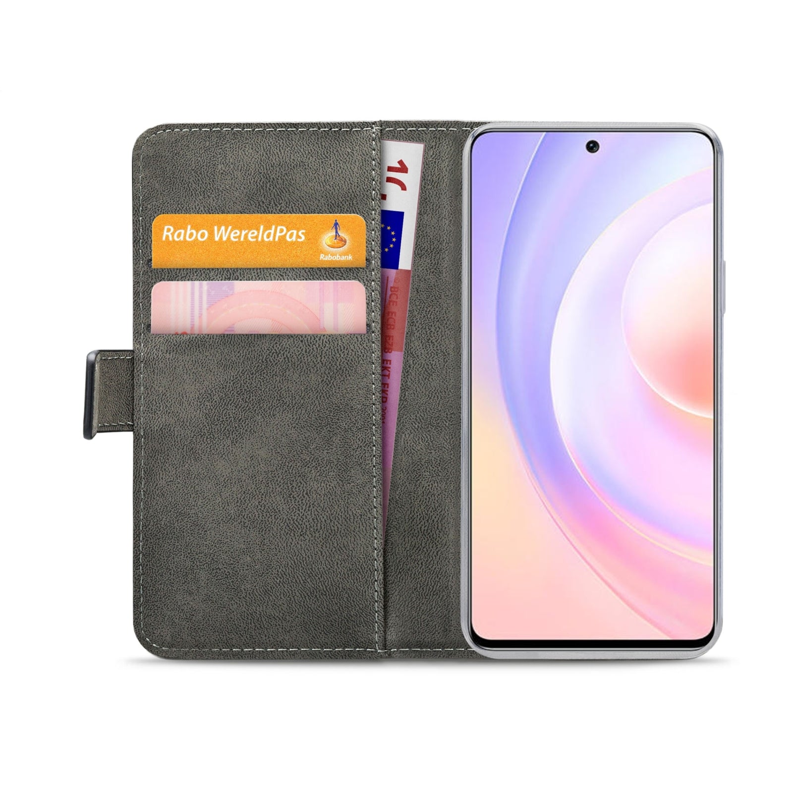 Mobilize Classic Gelly Wallet Book Case Honor 50 SE Black
