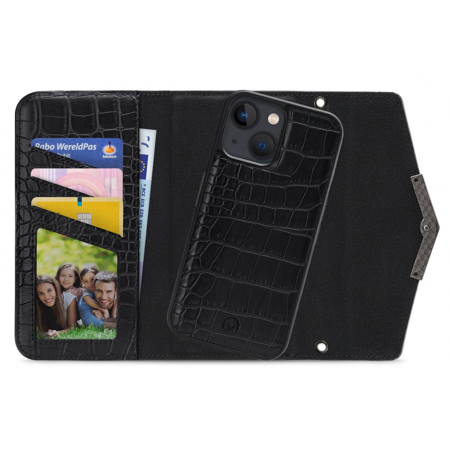 Mobilize 2in1 Elegant Magnet Clutch Apple iPhone 13 Mini Black Croco