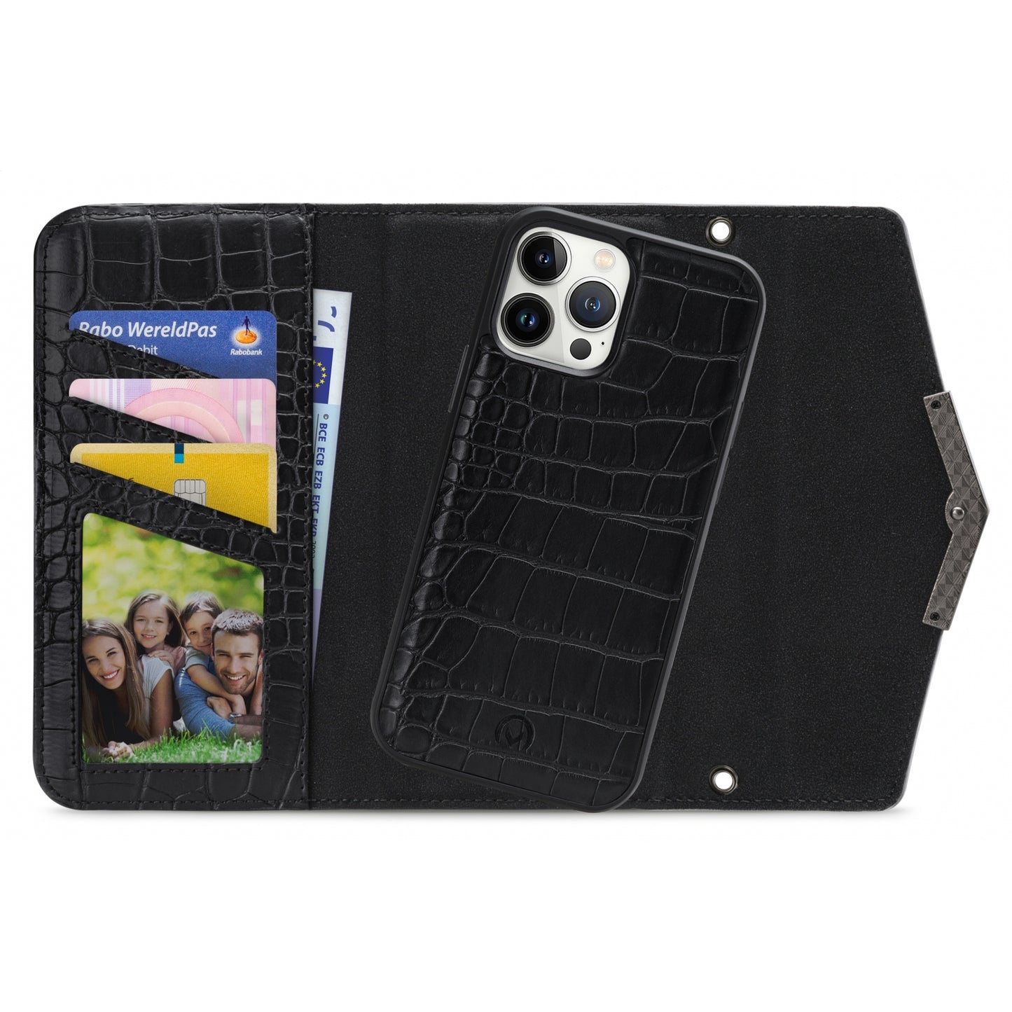 Mobilize 2in1 Elegant Magnet Clutch Apple iPhone 13 Pro Max Black Croco