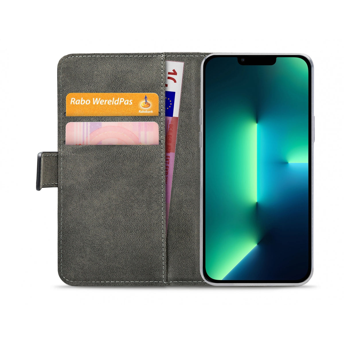 Mobilize Classic Gelly Wallet Book Case Apple iPhone 13 Pro Max Black