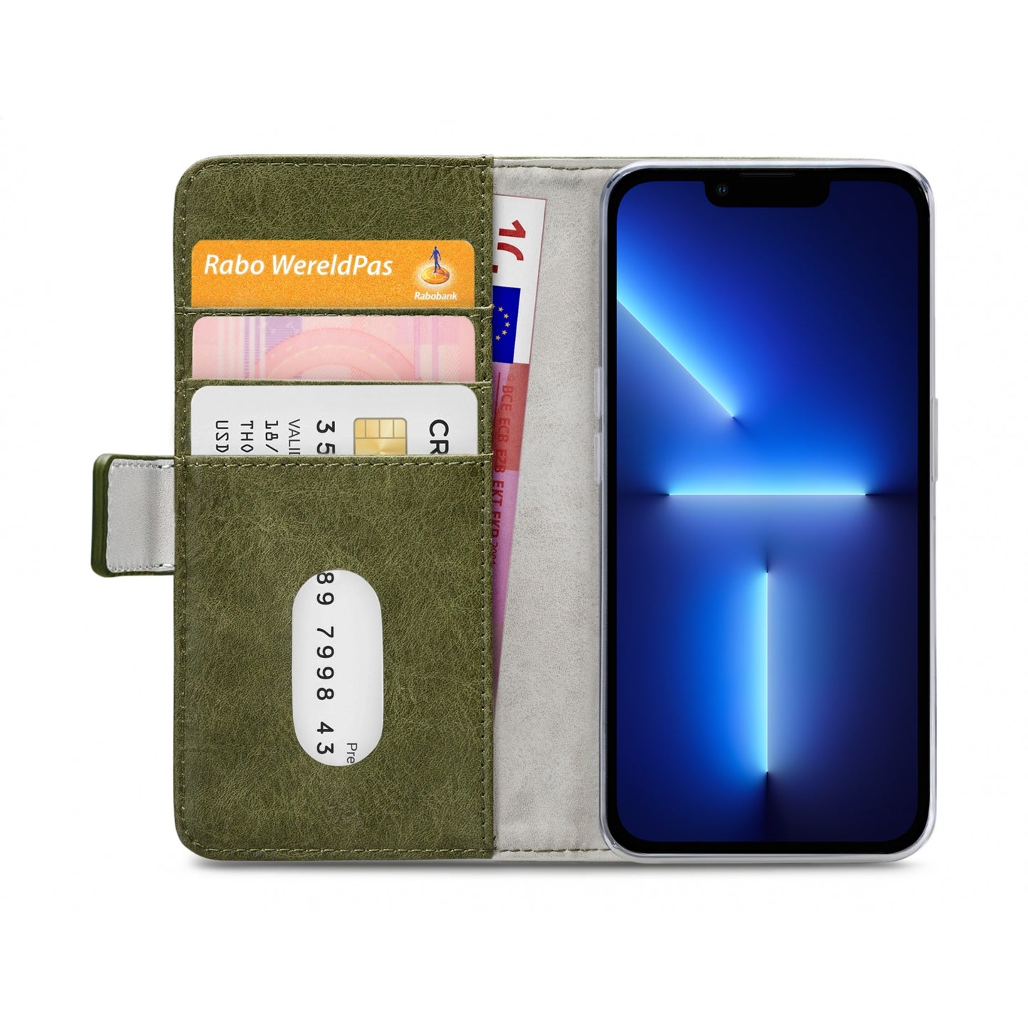 Mobilize Elite Gelly Wallet Book Case Apple iPhone 13 Pro Green