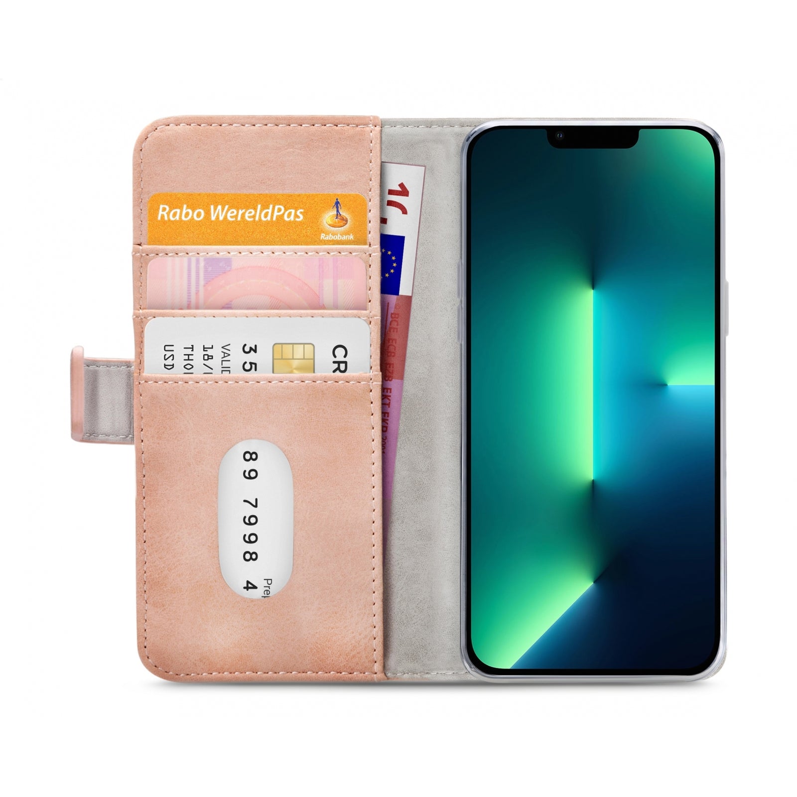 Mobilize Elite Gelly Wallet Book Case Apple iPhone 13 Pro Max Soft Pink
