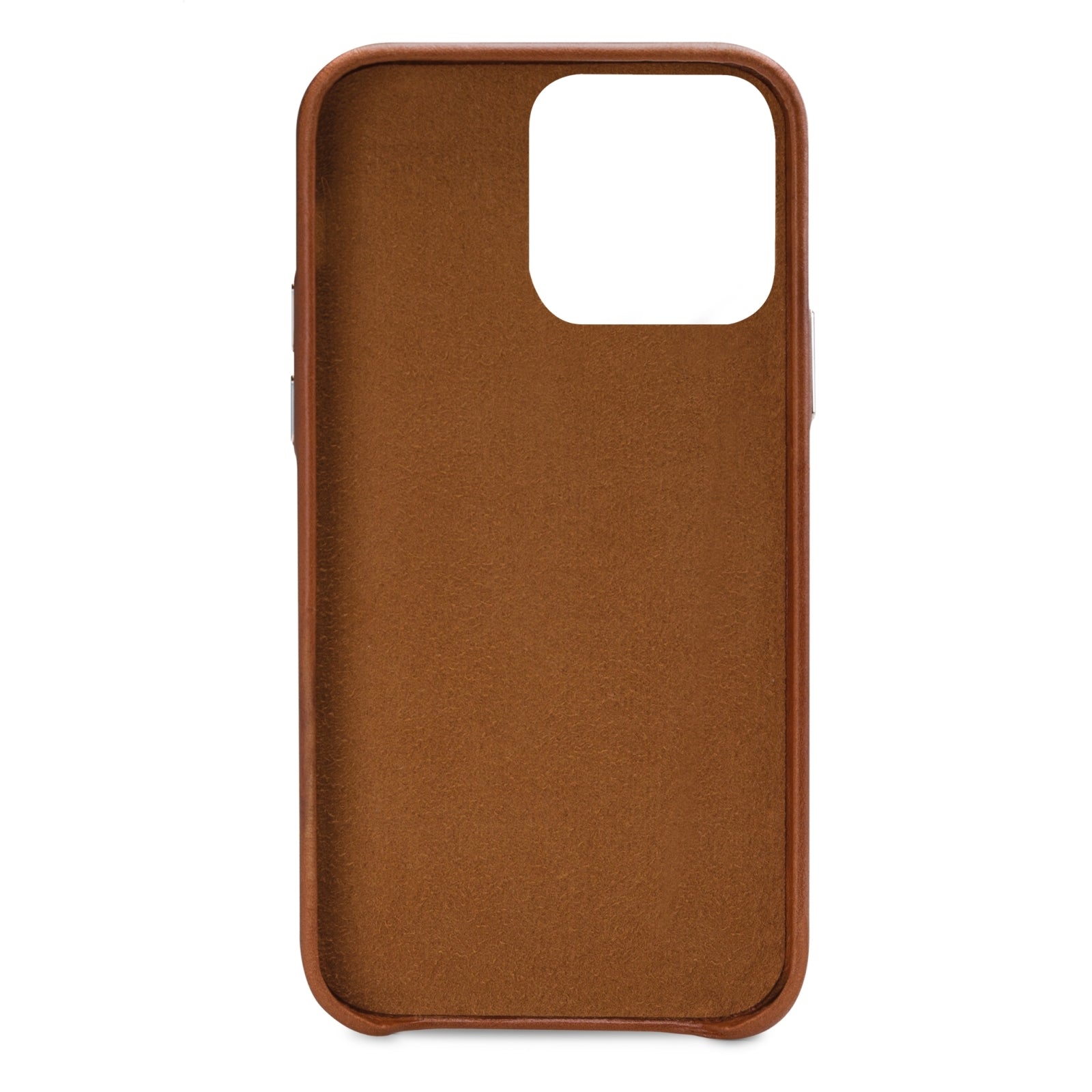 Senza Desire Leather Cover with Card Slot Apple iPhone 13 Pro Burned Cognac