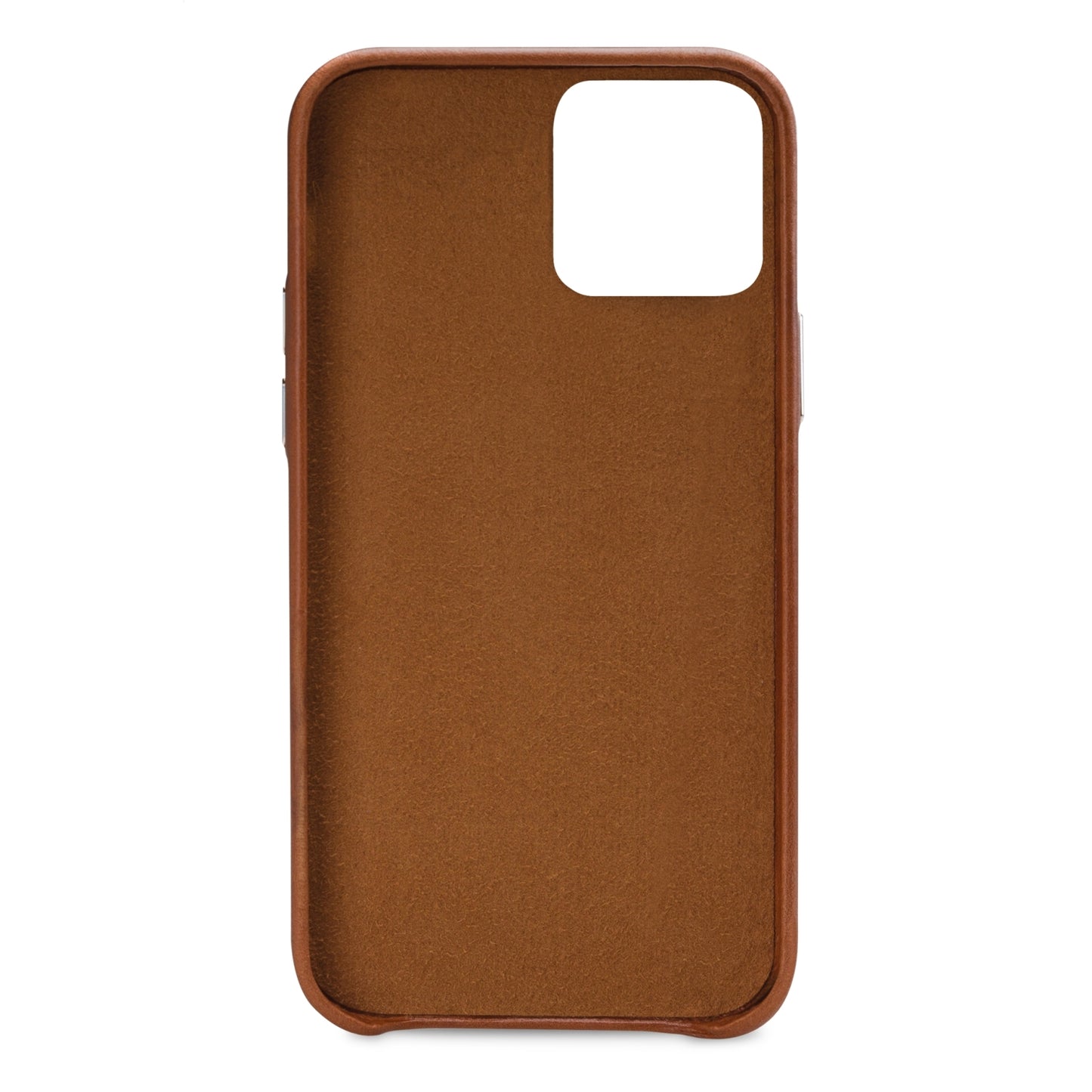 Senza Desire Leather Cover with Card Slot Apple iPhone 13 Pro Max Burned Cognac