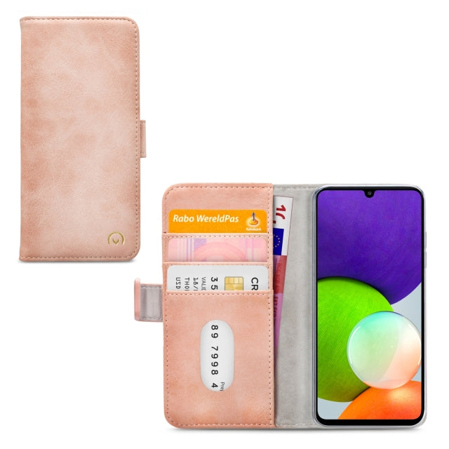 Mobilize Elite Gelly Wallet Book Case Samsung Galaxy A22 4G Soft Pink