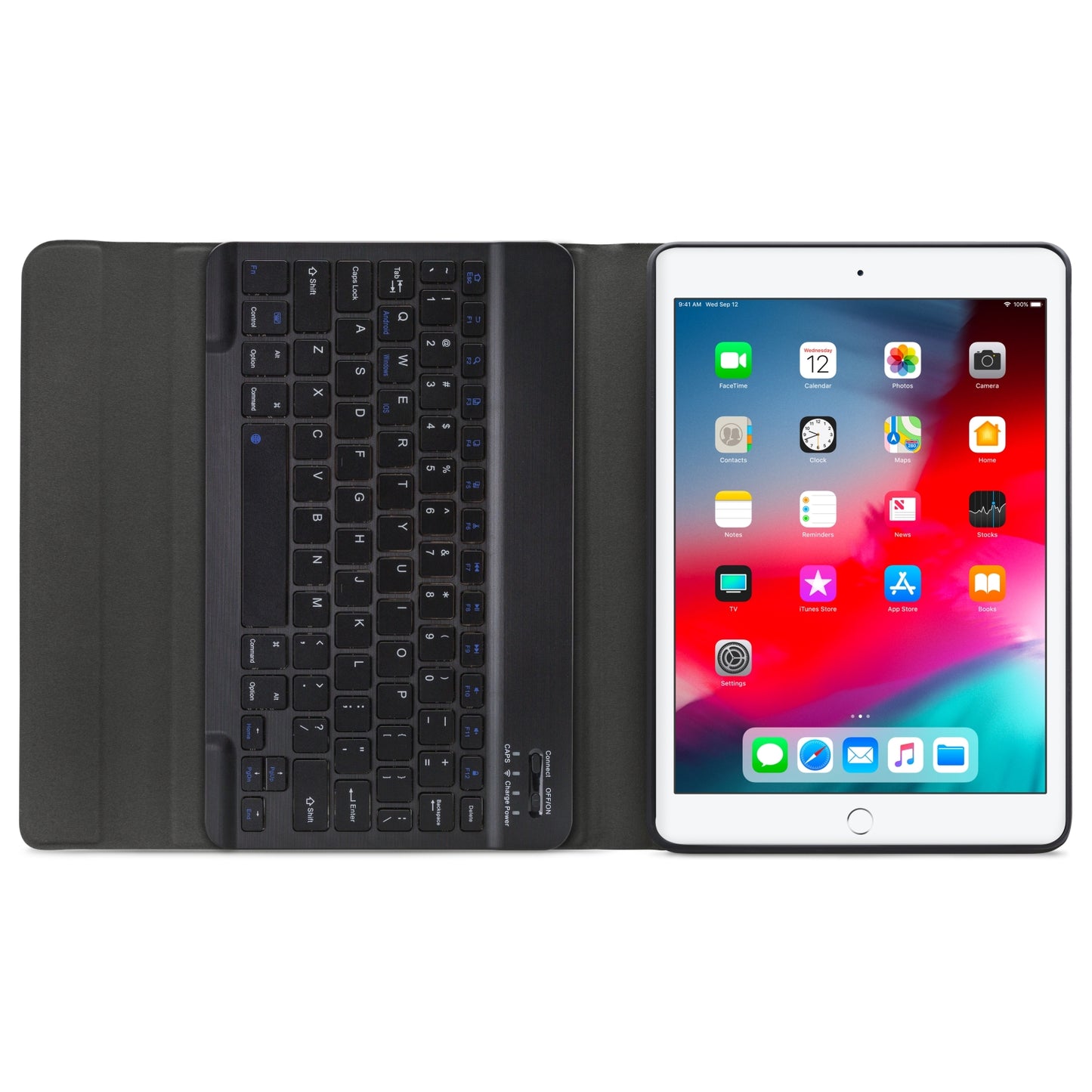 Mobilize Detachable Bluetooth Keyboard Case Apple iPad Air/Air 2/Pro 9.7/9.7 2017/2018 Black QWERTY