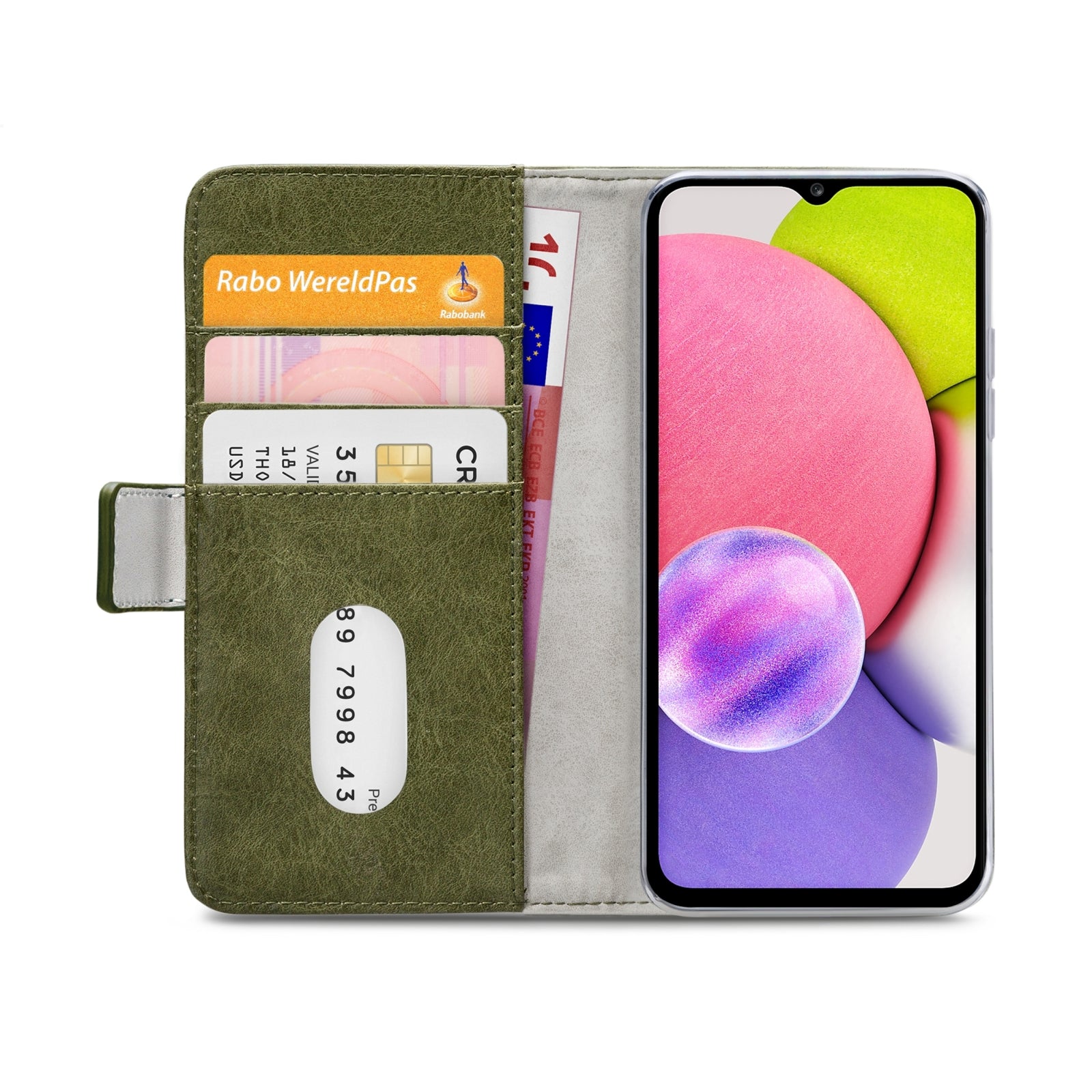 Mobilize Elite Gelly Wallet Book Case Samsung Galaxy A03s Green