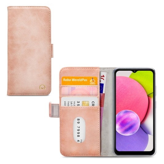 Mobilize Elite Gelly Wallet Book Case Samsung Galaxy A03s Soft Pink