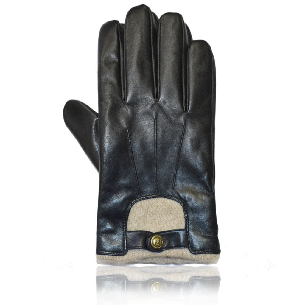 Uunique Lederen Touchscreen Handschoenen - Heren (maat L/XL)