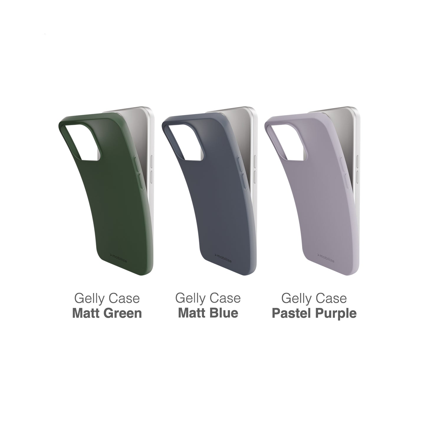 Mobilize Rubber Gelly Case Apple iPhone 13 Pro Matt Green