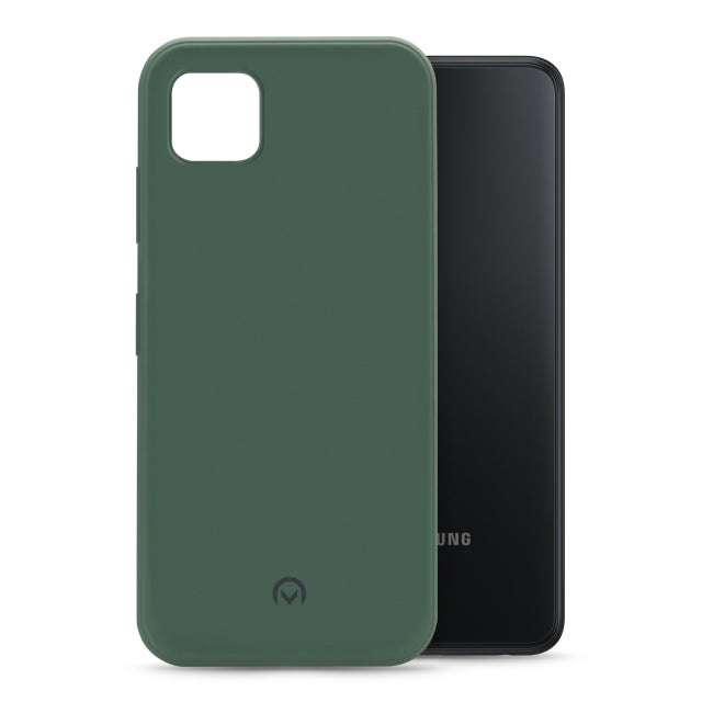 Mobilize Rubber Gelly Case Samsung Galaxy A22 5G Mattgrün