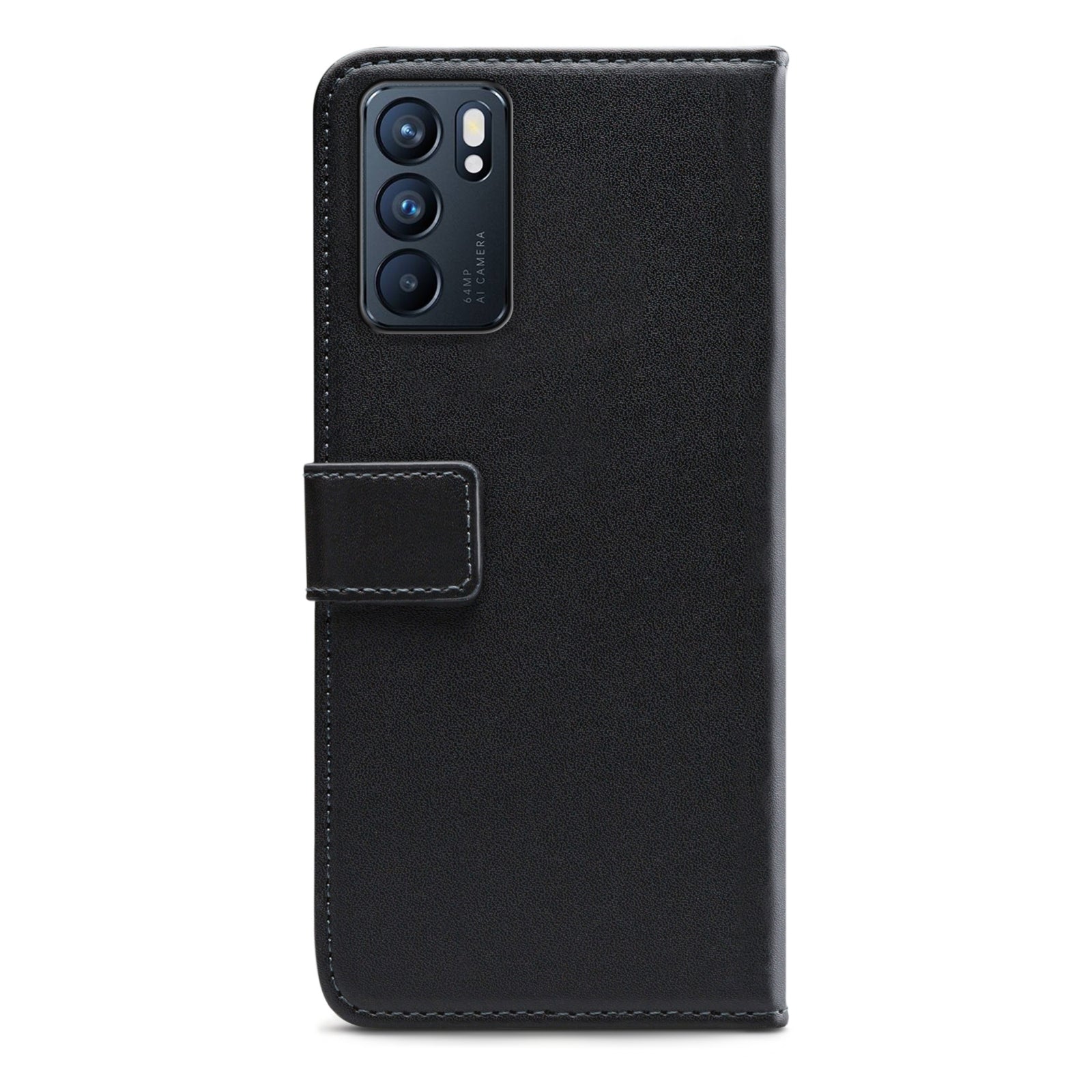 Mobilize Classic Gelly Wallet Book Case OPPO Reno6 5G Black