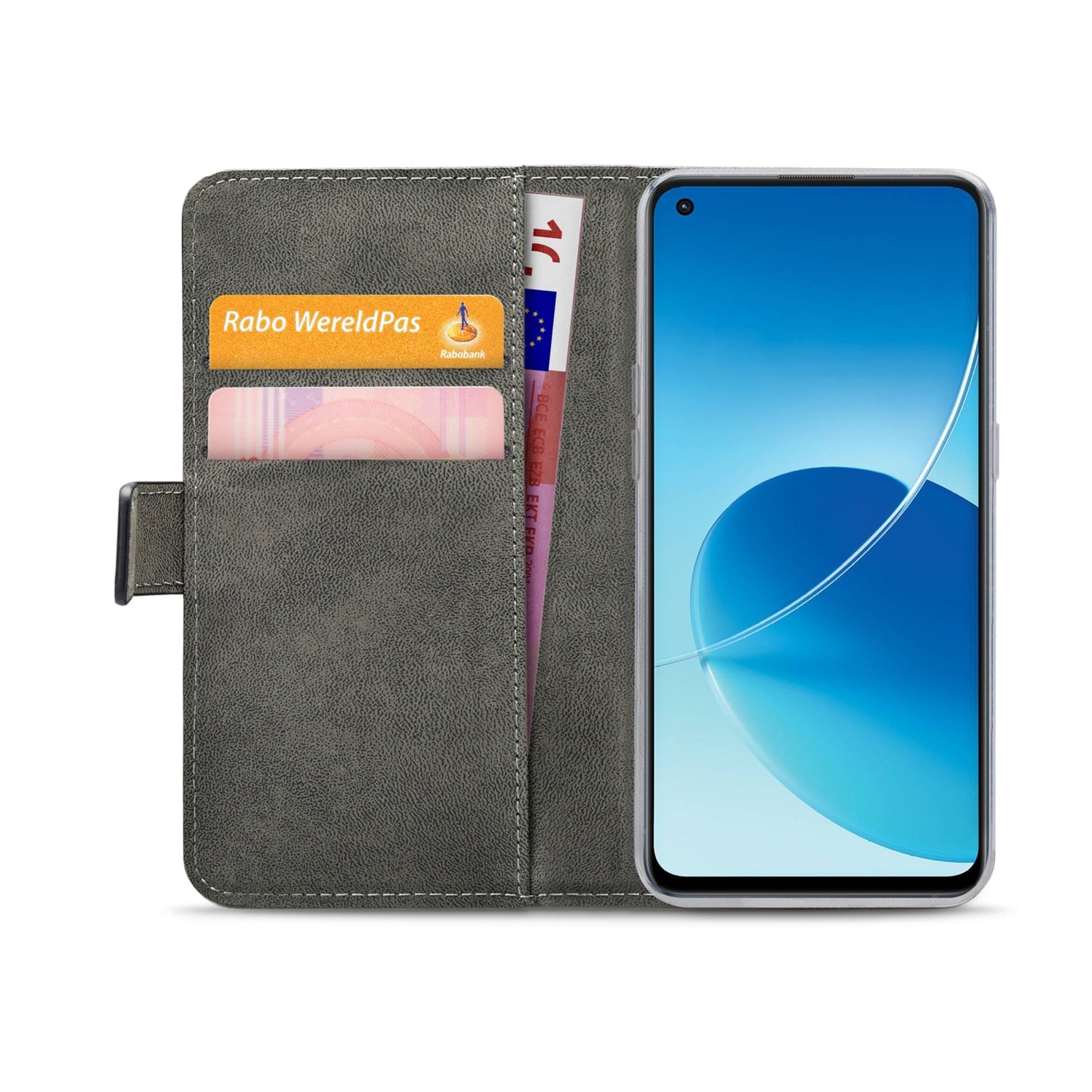 Mobilize Classic Gelly Wallet Book Case OPPO Reno6 5G Black