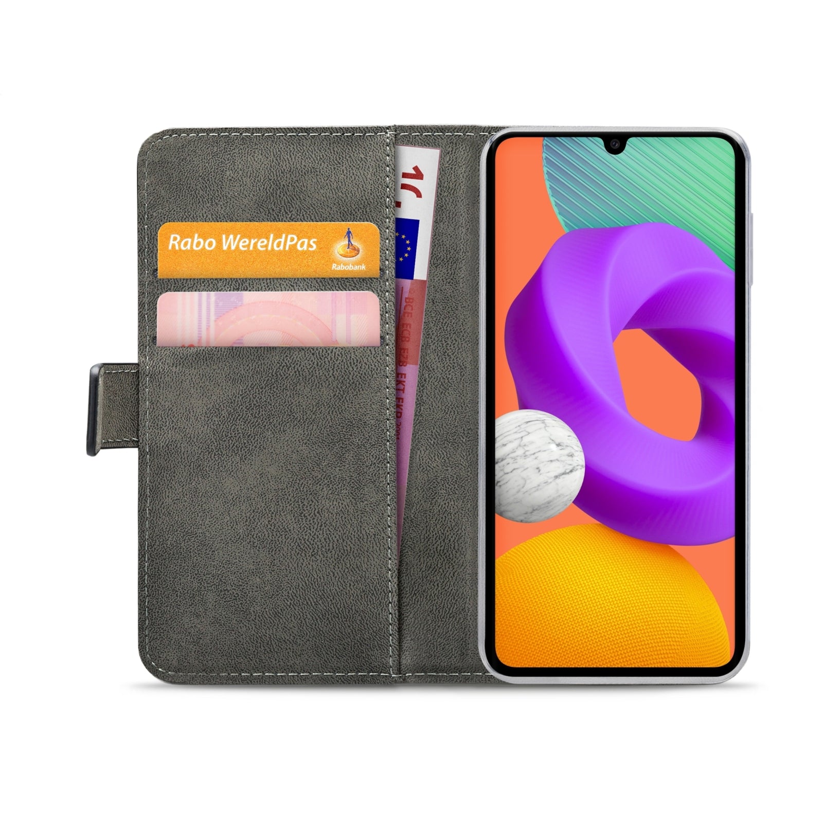 Mobilize Classic Gelly Wallet Book Case Samsung Galaxy M22/M32 Black