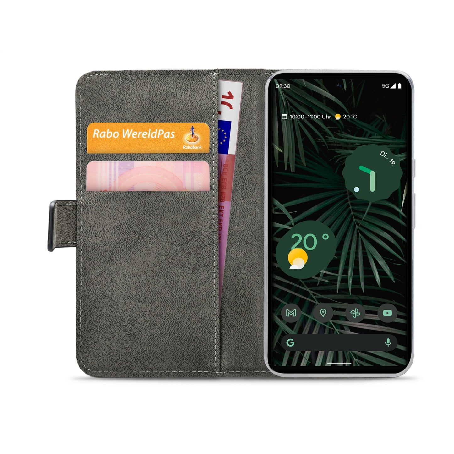 Mobilize Classic Gelly Wallet Book Case Google Pixel 6 Pro Black