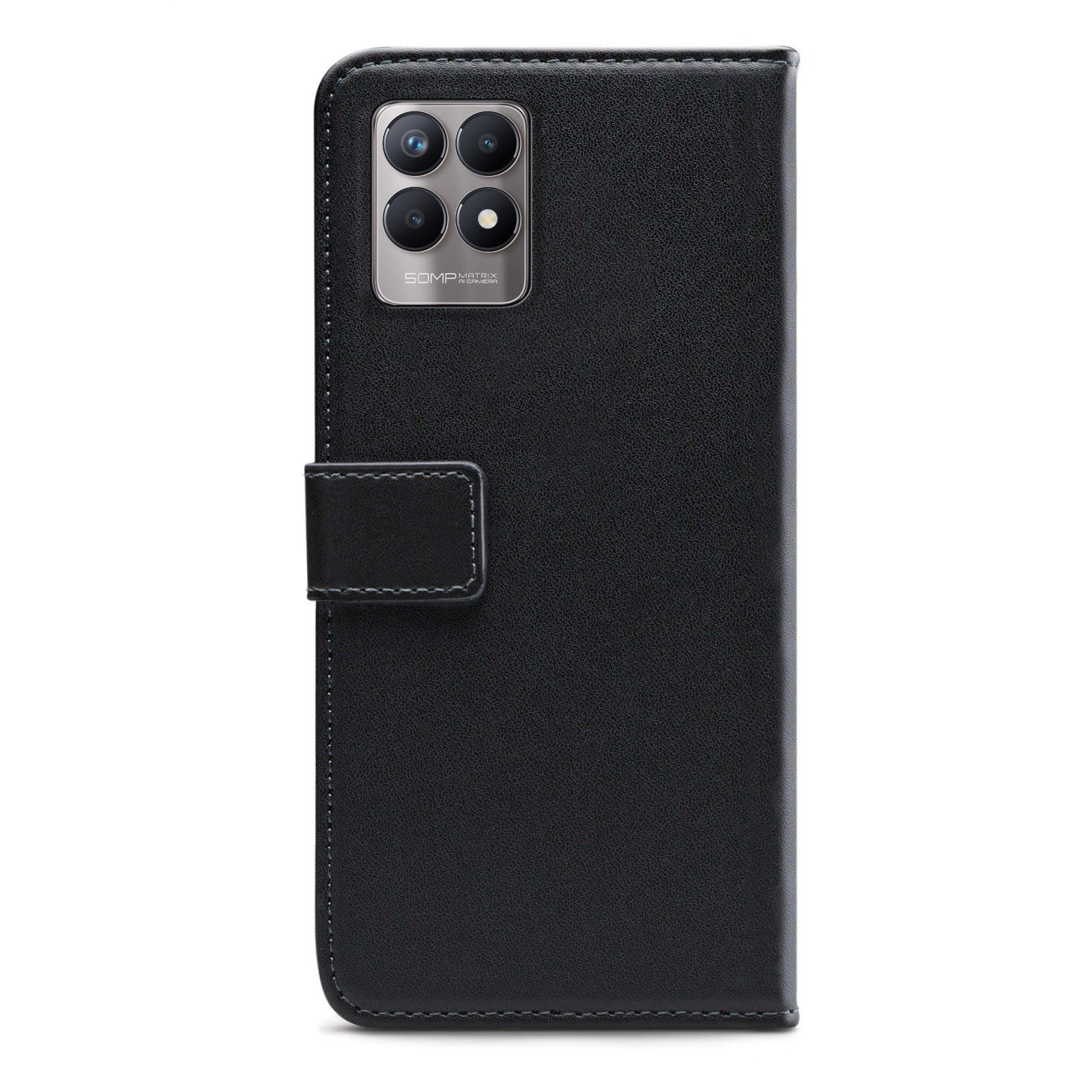 Mobilize Classic Gelly Wallet Book Case realme 8i/Narzo 50 Black