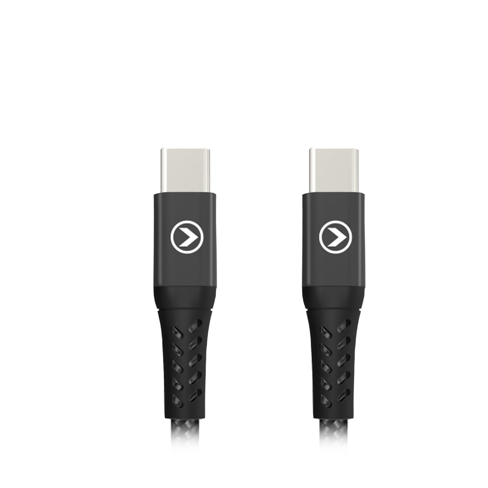 Mobilize Strong Nylon Cable USB-C to USB-C 1m. 100W Black