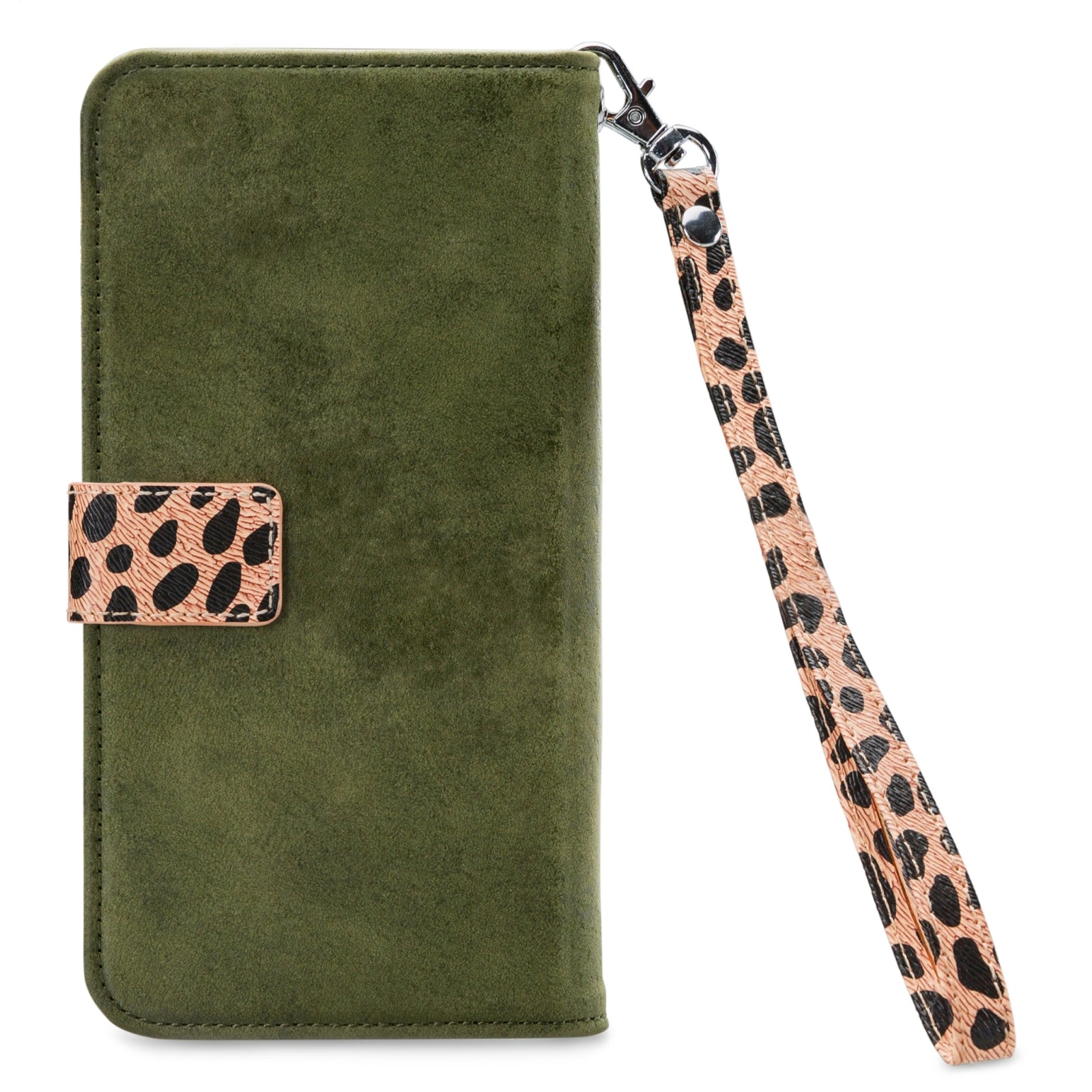 Mobilize 2in1 Magnet Zipper Case Samsung Galaxy A04s/A13 5G Olive/Leopard