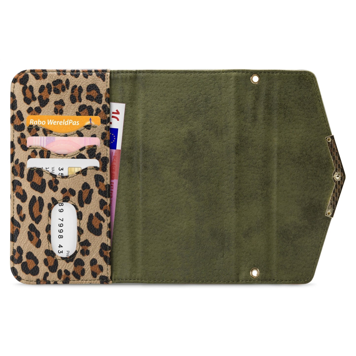 Mobilize 2in1 Gelly Clutch for Samsung Galaxy A04s/A13 5G Green Leopard