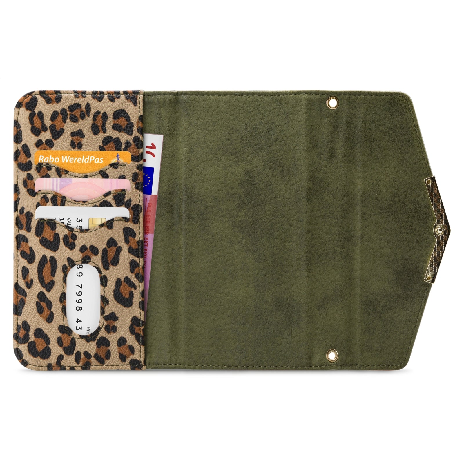 Mobilize 2in1 Gelly Clutch for Samsung Galaxy A04s/A13 5G Green Leopard