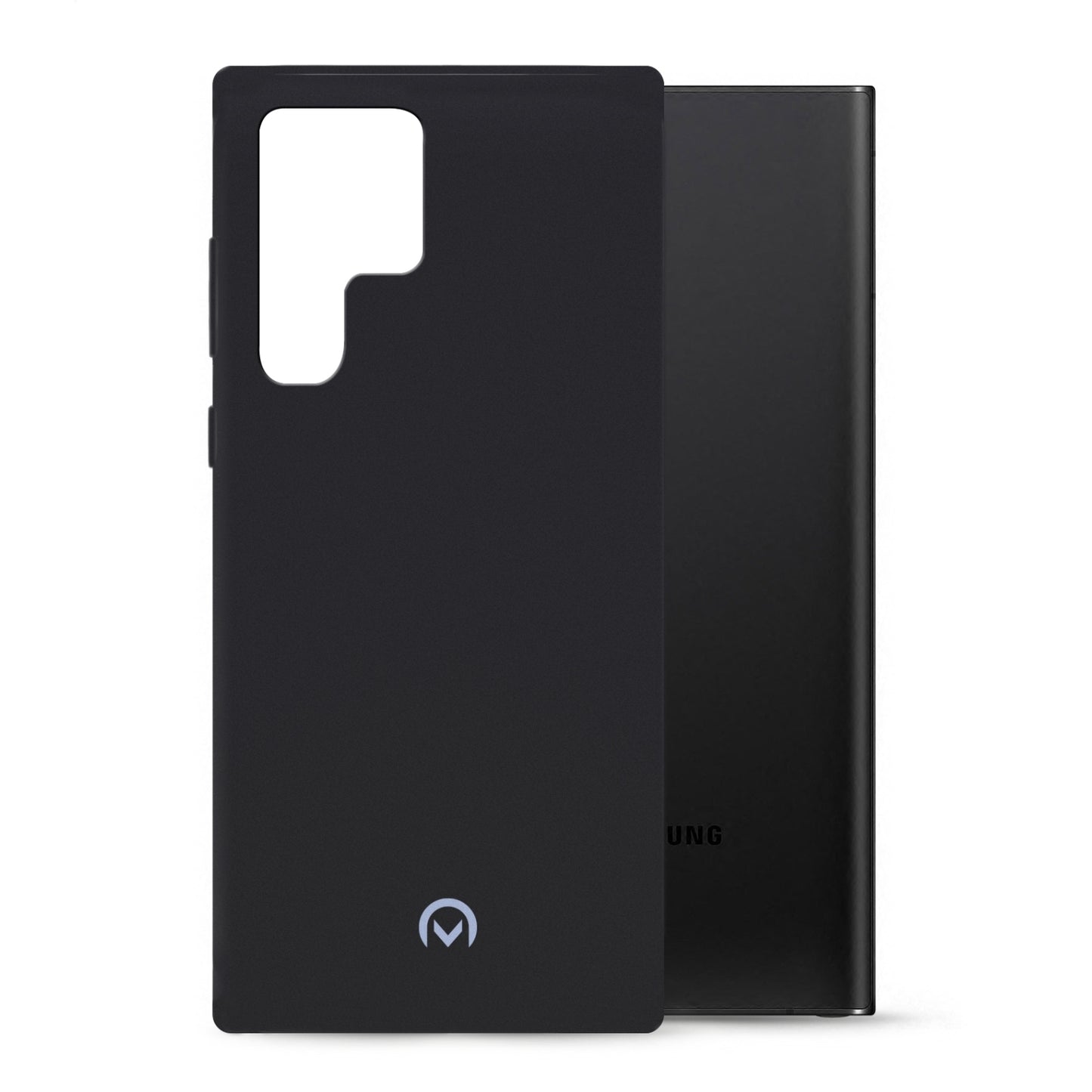 Mobilize Rubber Gelly Case Samsung Galaxy S22 Ultra 5G Matt Black