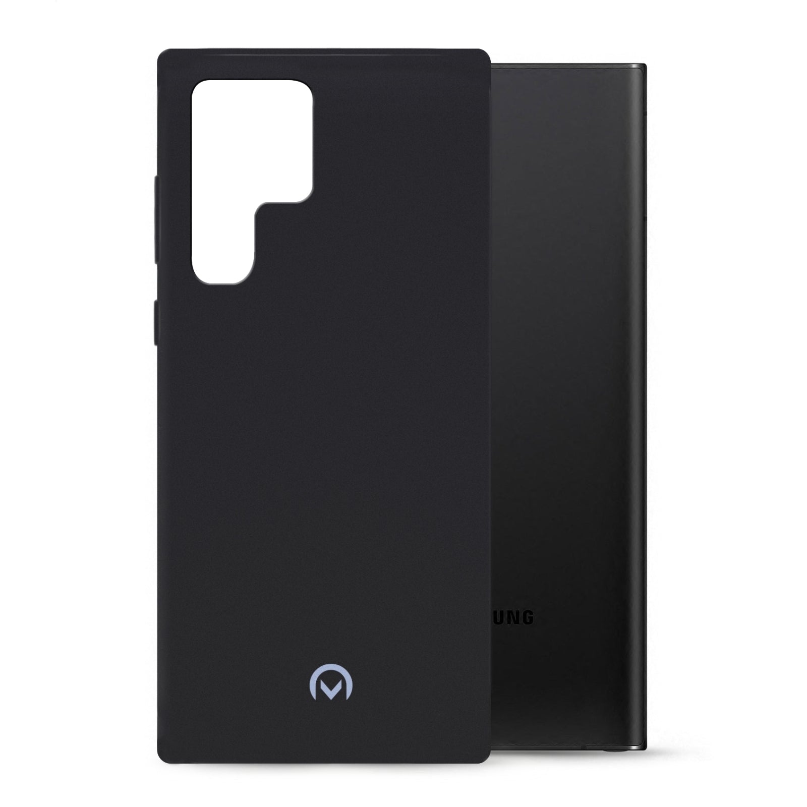 Mobilize Rubber Gelly Case Samsung Galaxy S22 Ultra 5G Matt Black