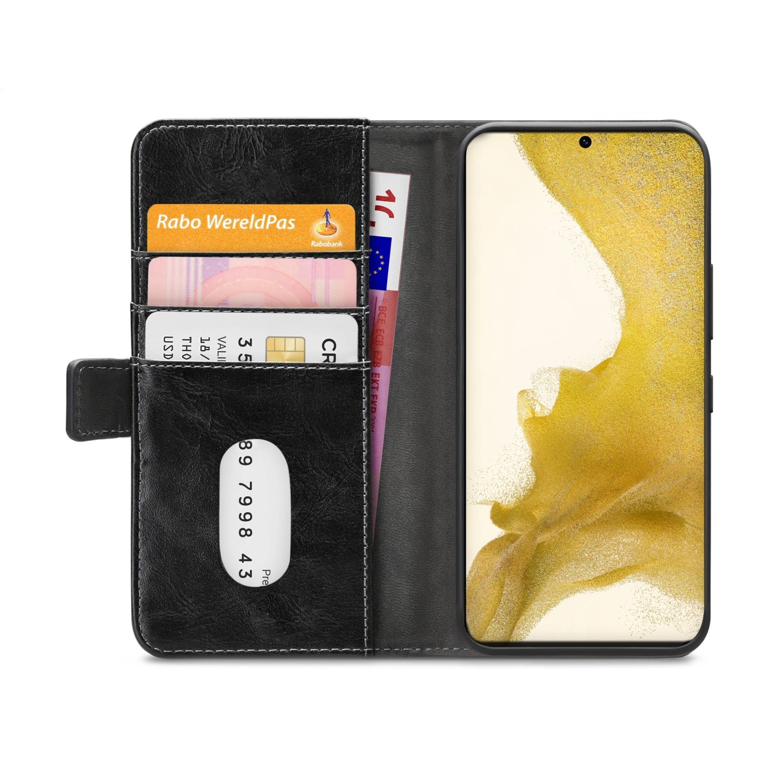 Mobilize Elite Gelly Wallet Book Case Samsung Galaxy S22+ 5G Black
