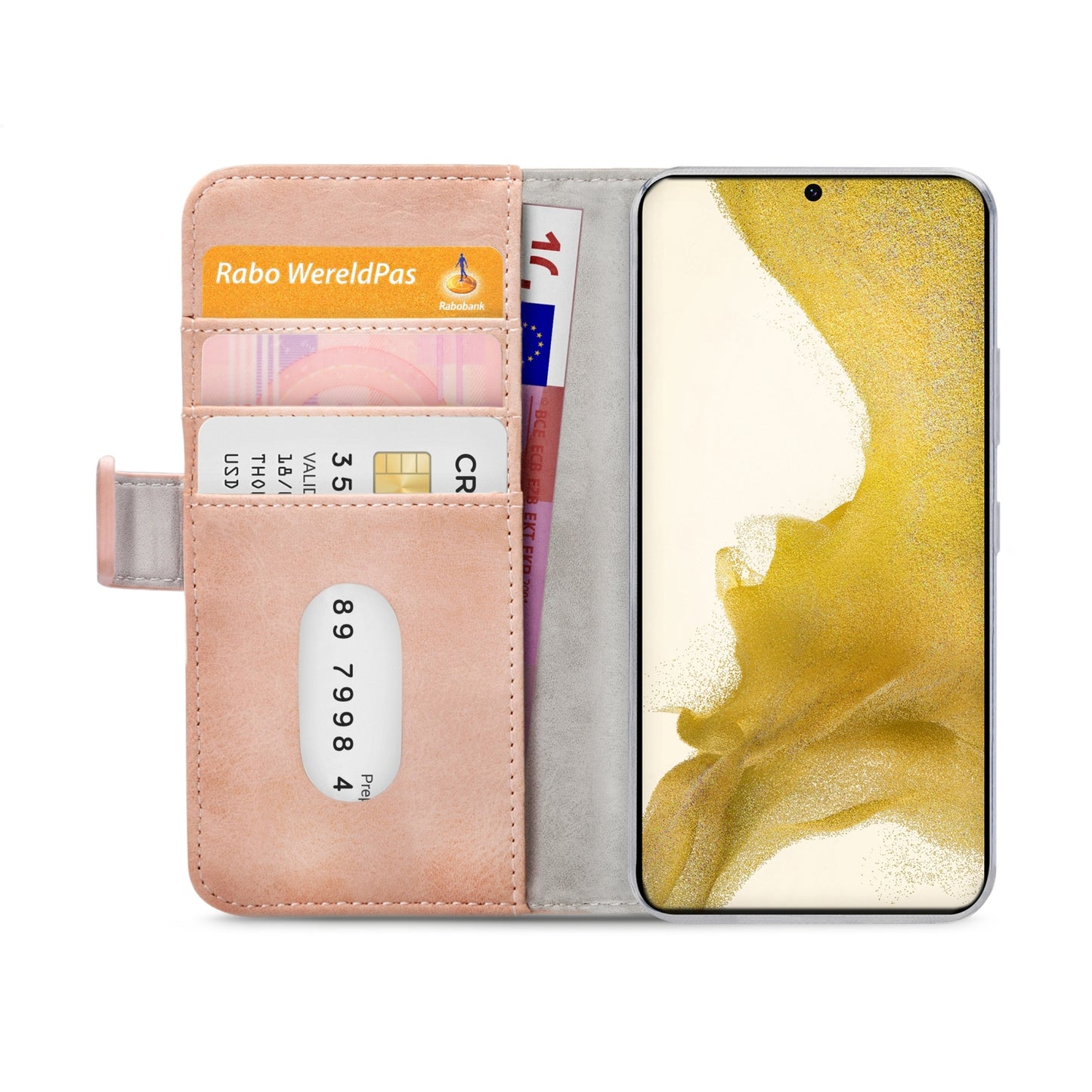 Mobilize Elite Gelly Wallet Book Case Samsung Galaxy S22 5G Soft Pink