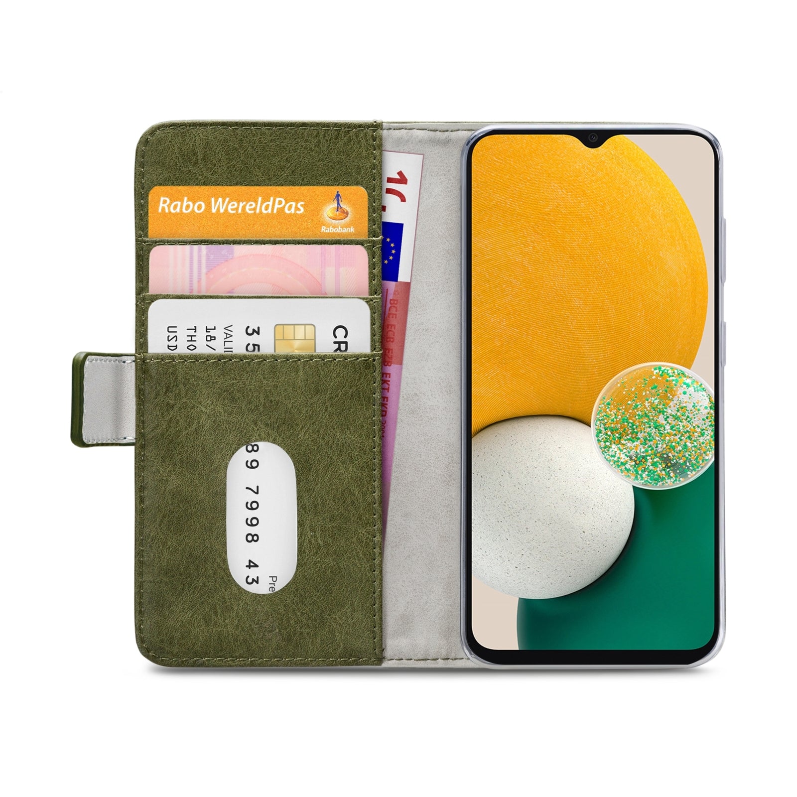 Mobilize Elite Gelly Wallet Book Case Samsung Galaxy A04s/A13 5G Green