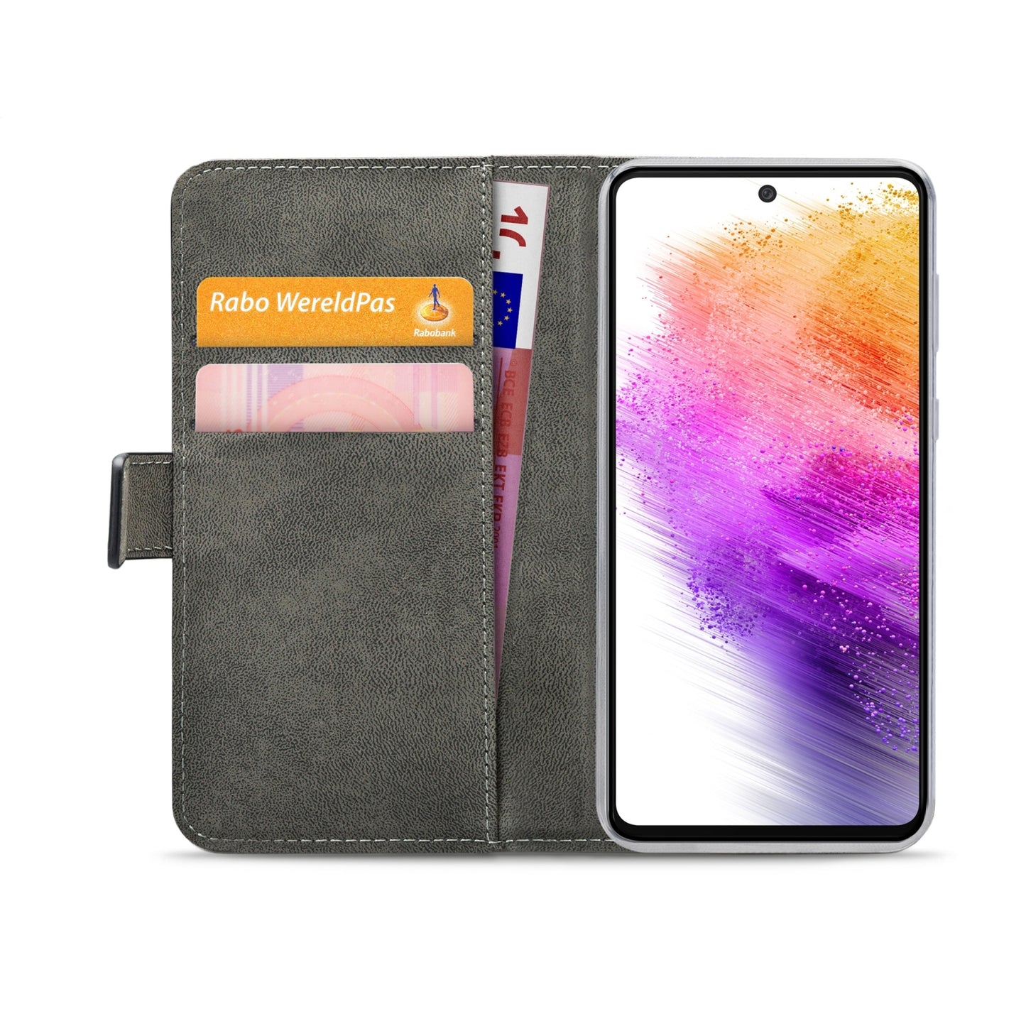 Mobilize Classic Gelly Wallet Book Case Samsung Galaxy A73 5G Black