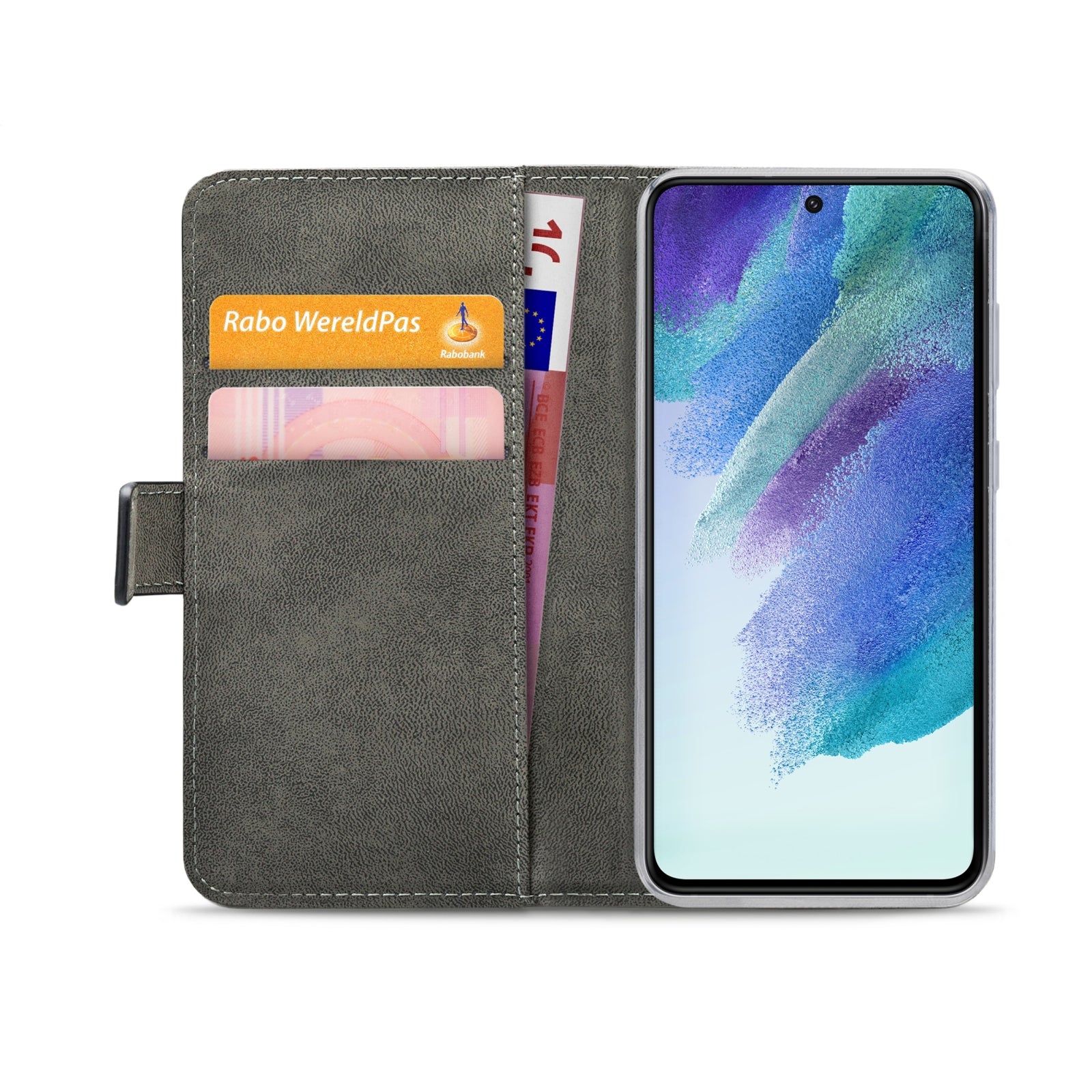 Mobilize Classic Gelly Wallet Book Case Samsung Galaxy S21 FE 5G Black