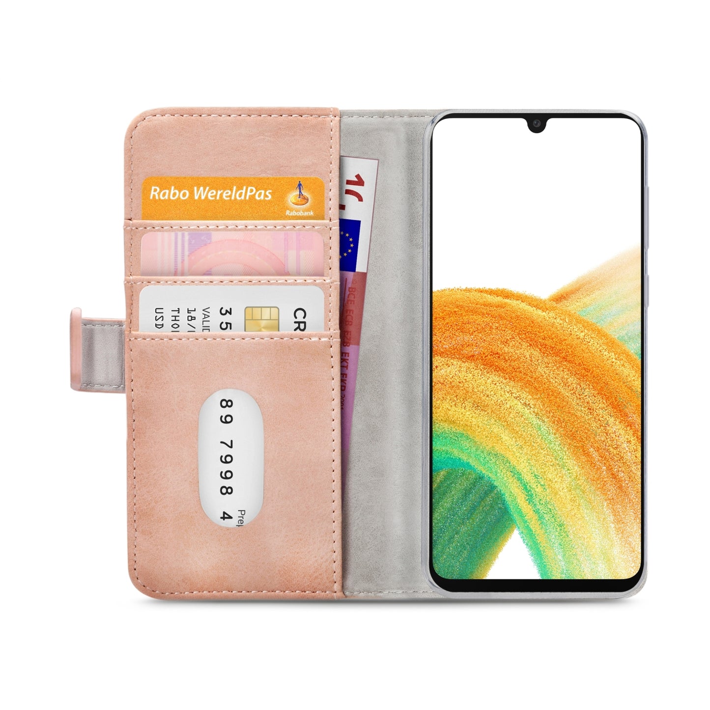 Mobilize Elite Gelly Wallet Book Case Samsung Galaxy A33 5G Soft Pink