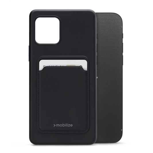 Mobilize Rubber Gelly Card Case Apple iPhone 12/12 Pro Matt Black