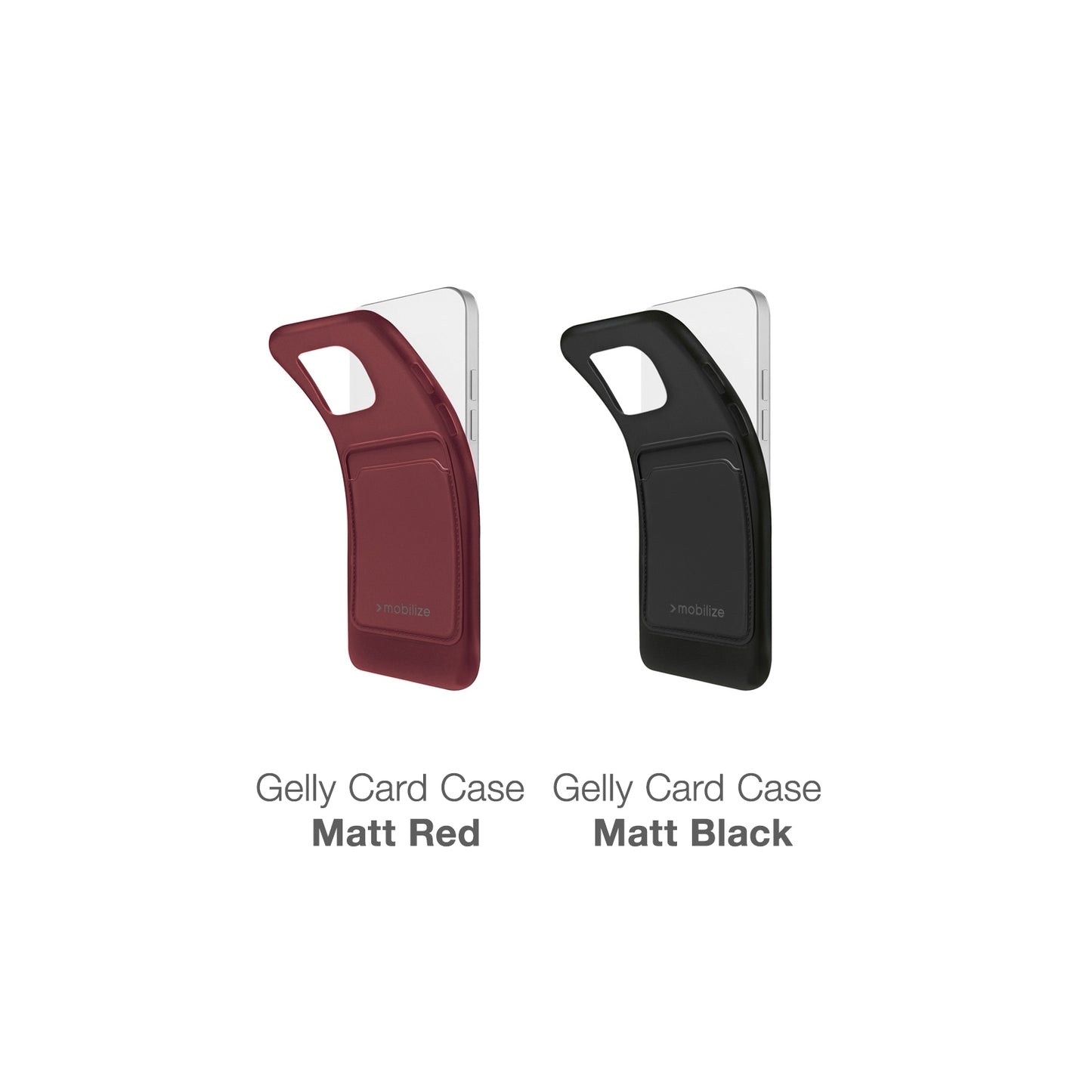 Mobilize Rubber Gelly Card Case Samsung Galaxy A53 5G Matt Black