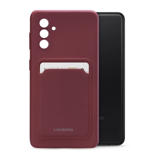 Mobilize Rubber Gelly Card Case Samsung Galaxy A04s/A13 5G Matt Bordeaux