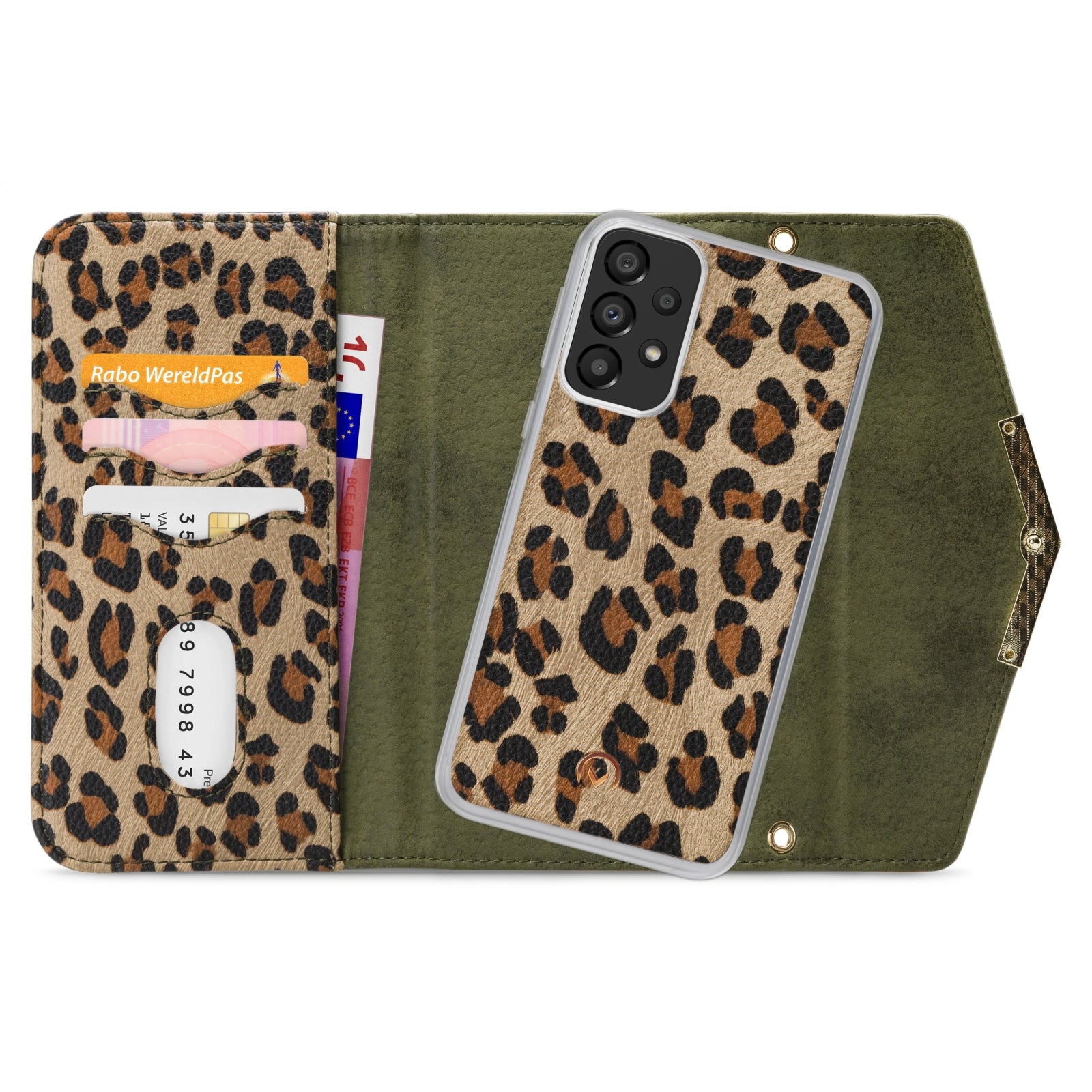 Mobilize 2in1 Gelly Clutch for Samsung Galaxy A33 5G Green Leopard