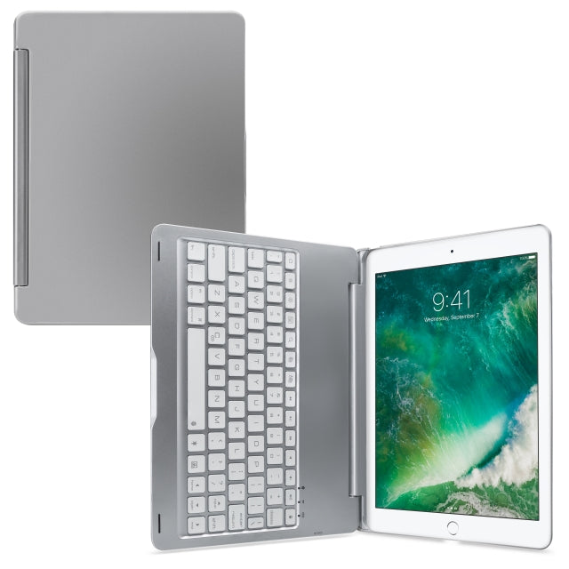 Mobilize Aluminium BT Keyboard Case for Apple iPad 9.7 2017/2018 Silver QWERTY