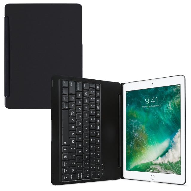 Mobilize Aluminium BT Keyboard Case pour Apple iPad 9.7 2017/2018 Noir AZERTY